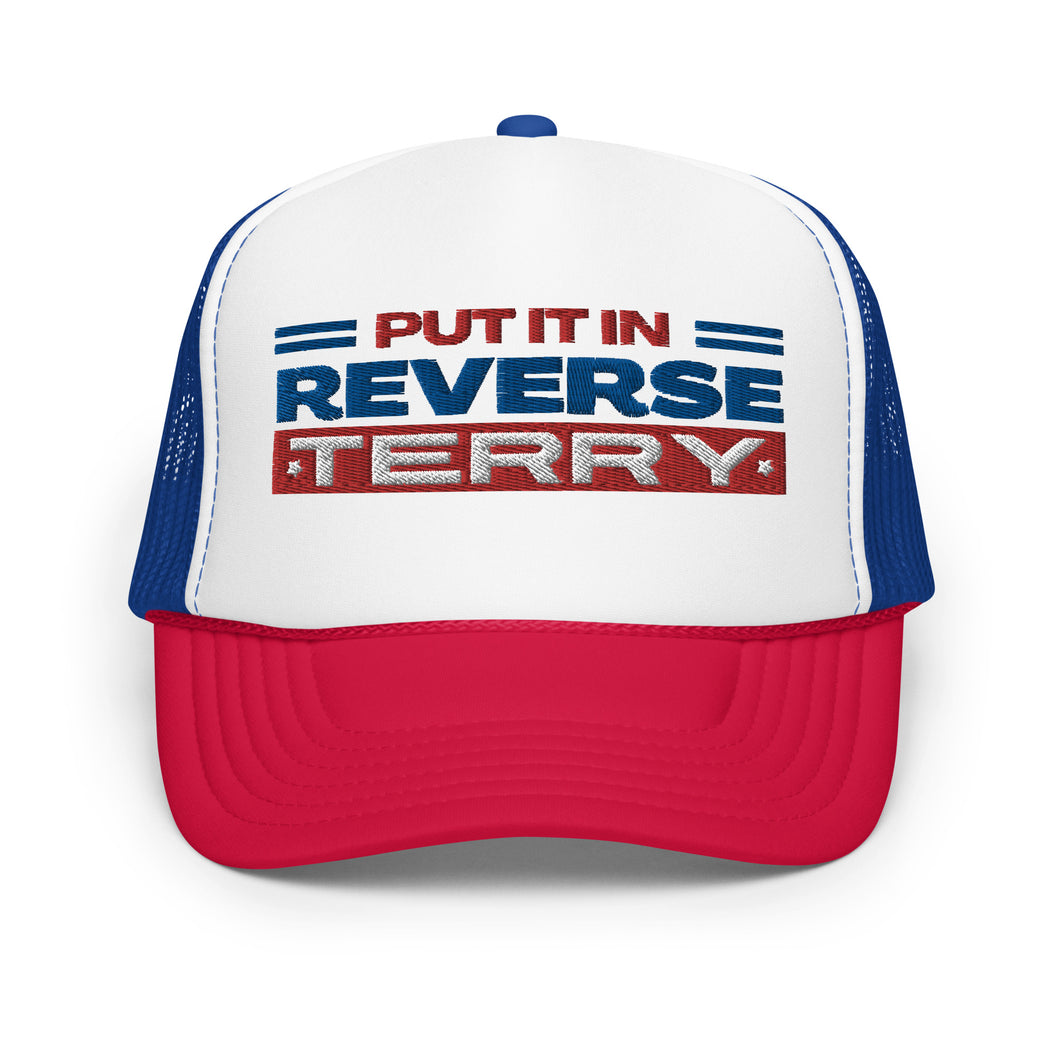 Put It In Reverse Terry - Foam trucker hat