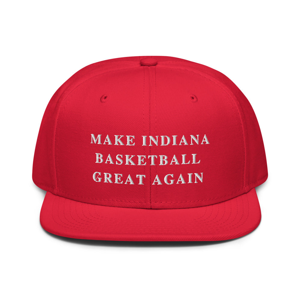 Make Indiana Basketball Great Again Snapback Hat